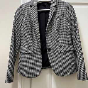 Ann Taylor Classic Black and White Blazer